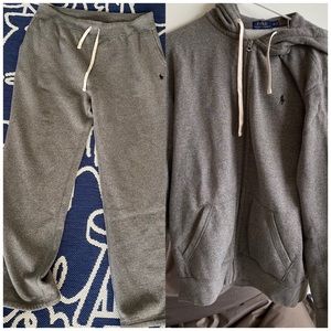 Polo Ralph Lauren fleece hoodie and sweatpants